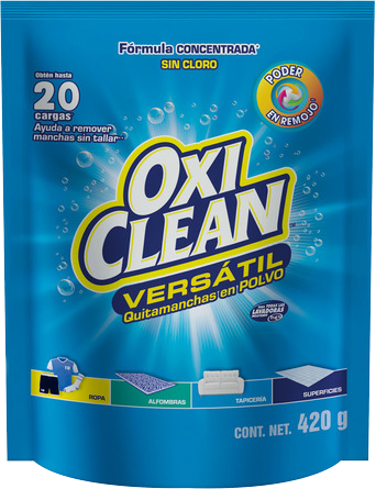 QUITAMANCHAS EN POLVO OXY CLEAN 10/420 GR
