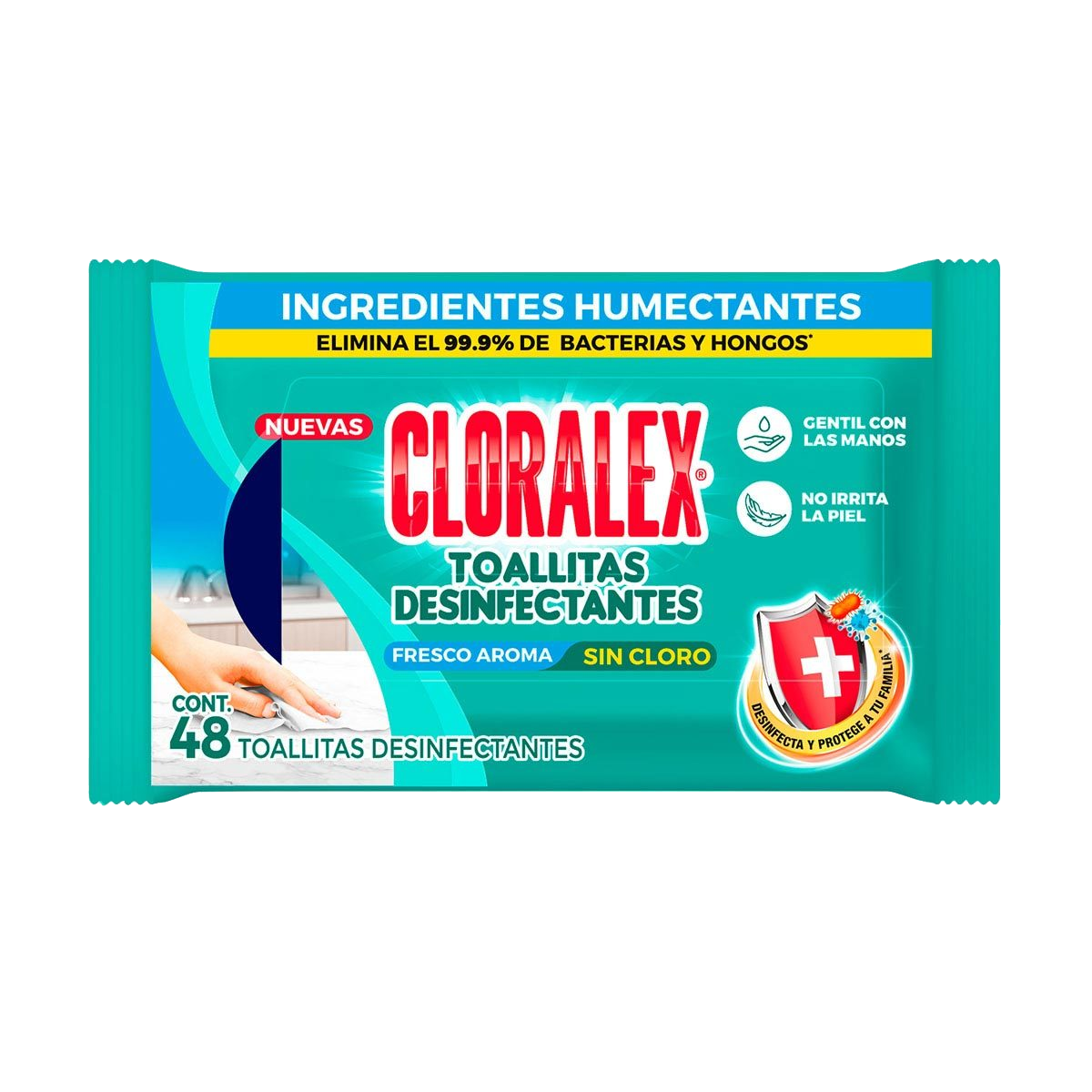 TOALLITAS CLORALEX DESINFECTANTE 24/48PZ