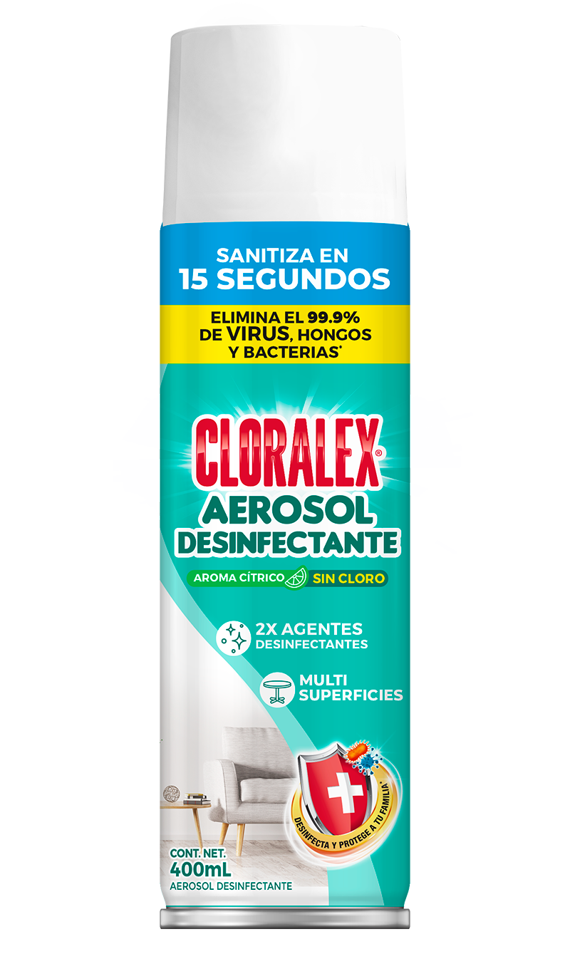 DESINFECTANTE AEROSOL CLORALEX 12/400 ML