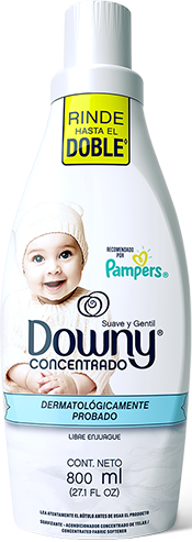 SUAVIZANTE DE TELA DOWNY L.E. SUAVE Y GENTIL 9/800 ML