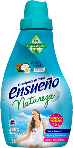 SUAVIZANTE DE TELA ENSUEÑO NATUREZA COCO KARTIE 9/1.5LT