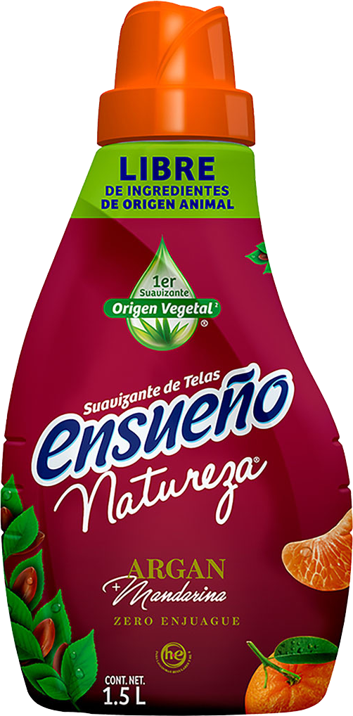 SUAVIZANTE DE TELA ENSUEÑO NATUREZA ARGAN MANDARINA 9/1.5LT