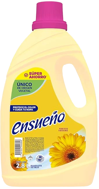 SUAVIZANTE DE TELA ENSUEÑO FRESCO VERANO COLOR 6/2.8LT