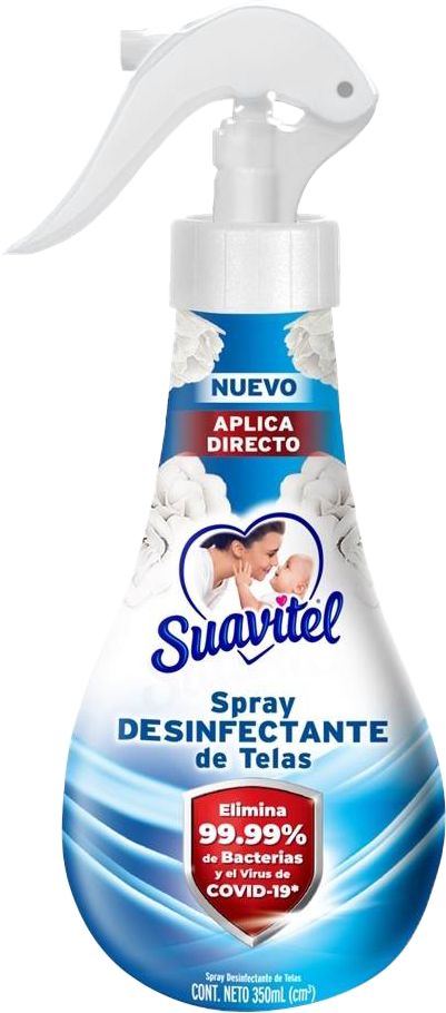 DESINFECTANTE DE TELAS EN SPRAY SUAVITEL 12/350ML