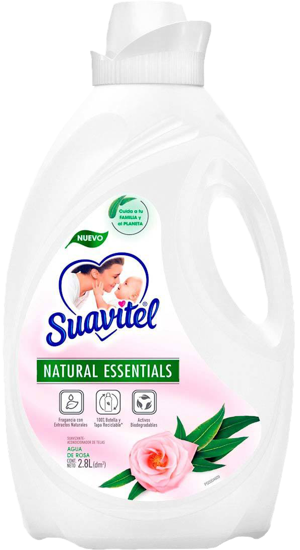 SUAVIZANTE DE TELA SUAVITEL ESENCIAS NATURALES 4/2.8L
