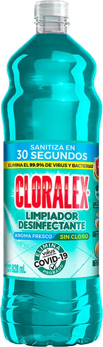 LIMPIADOR DESINFECTANTE CLORALEX 15/828ML