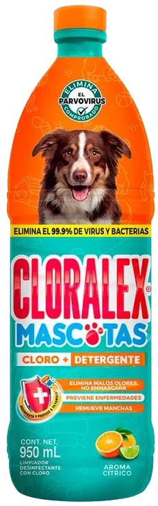 CLORO CLORALEX MASCOTAS 15/950ML