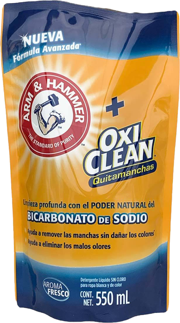 DETERGENTE LIQ ARM HAMMER CON OXICLEAN 20/550 ML
