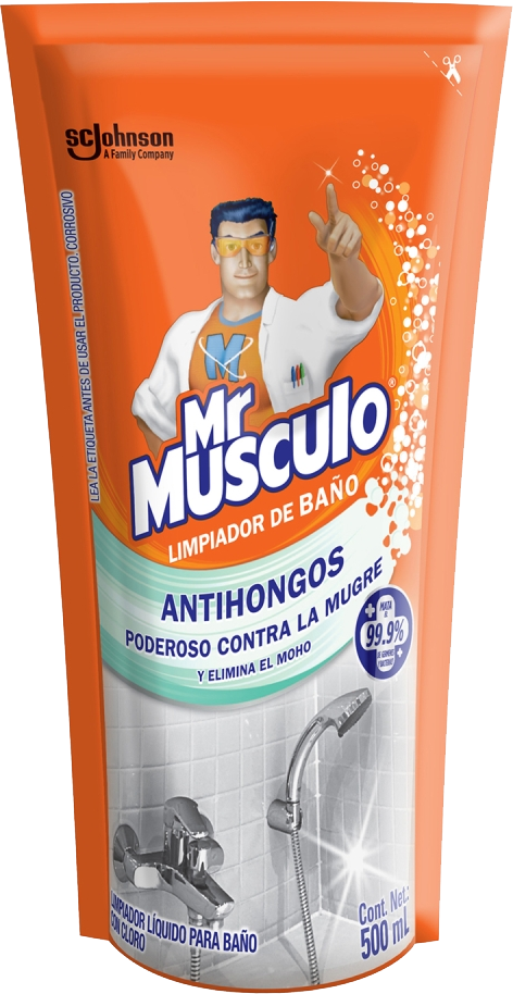 LIMPIADOR LIQ. MR MUSCULO ANTIHONGOS DOYPACK 12/500ML