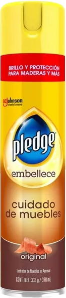 LIMPIADOR AEROSOL P/MADERA PLEDGE 12/378ML