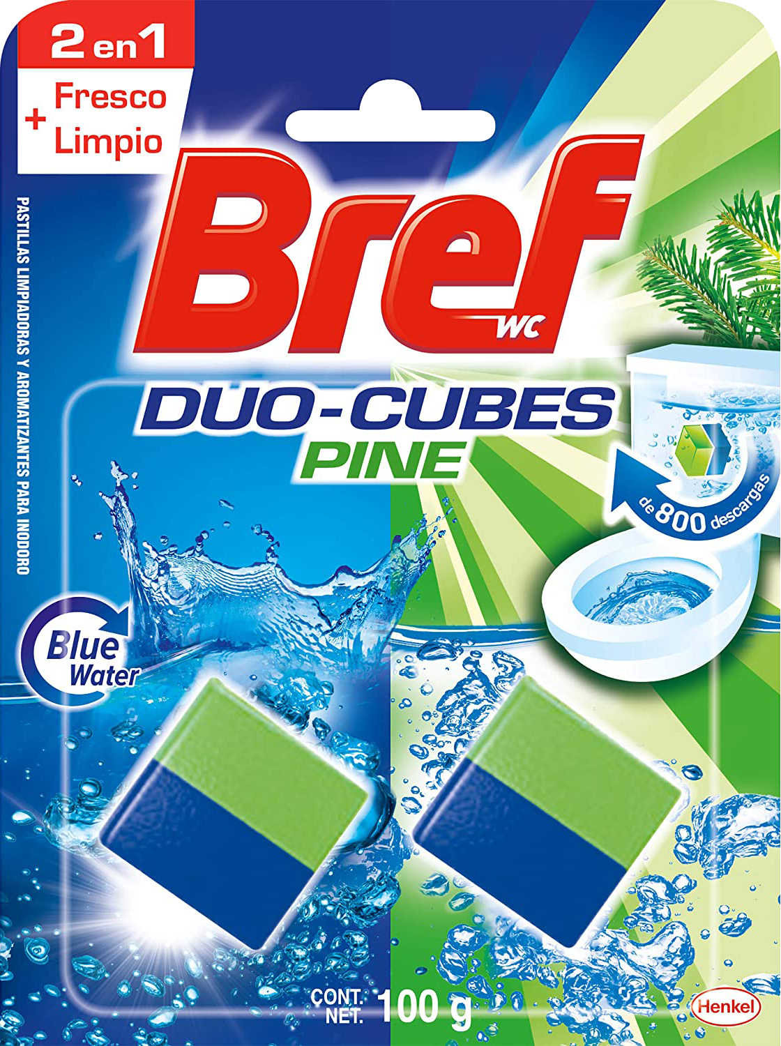 PASTILLAS P/INODORO BREF PINE 24/1PZ