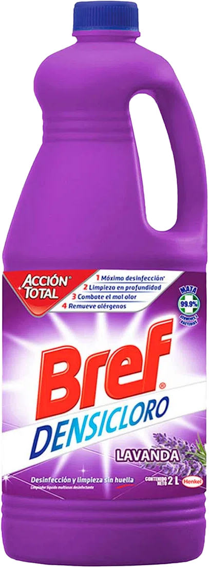 LIMPIADOR LIQ BREF DESINCLORO LAVANDA 8/2LT