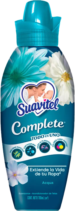 SUAVIZANTE DE TELA SUAVITEL COMPLETE ACQUA 12/700 ML