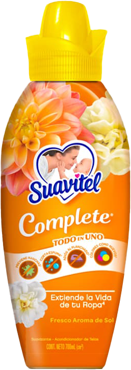 SUAVIZANTE DE TELA SUAVITEL COMPLETE SOL 12/700 ML