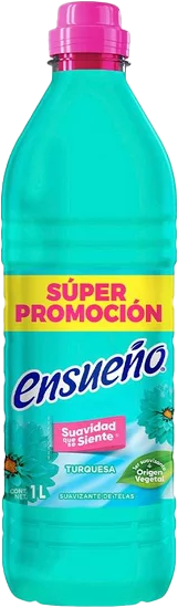 SUAVIZANTE DE TELA ENSUEÑO TURQUESA 12/1LT