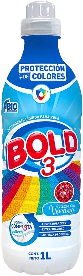 DETERGENTE LIQUIDO BOLD 3 COLOR 12/1LT