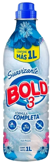 SUAVIZANTE DE TELA BOLD 3 SUAVE FRESCURA 12/1LT