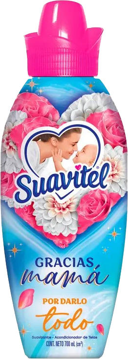 SUAVIZANTE DE TELA SUAVITEL GRACIAS MAMA 12/700 ML