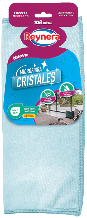 PAÑO MICROFIBRA REYNERA CRISTALES OEKO TEX  24/1PZ