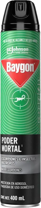 INSECTICIDA BAYGON PODER MORTAL 12/400 ML