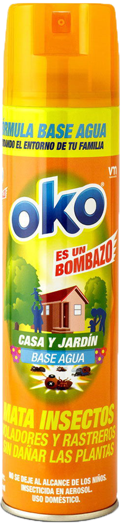 INSECTICIDA OKO AEROSOL CASA Y JARDIN 12/400 ML