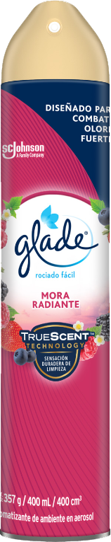 AROMATIZANTE AEROSOL GLADE MORAS RADIANTES 12/400ML