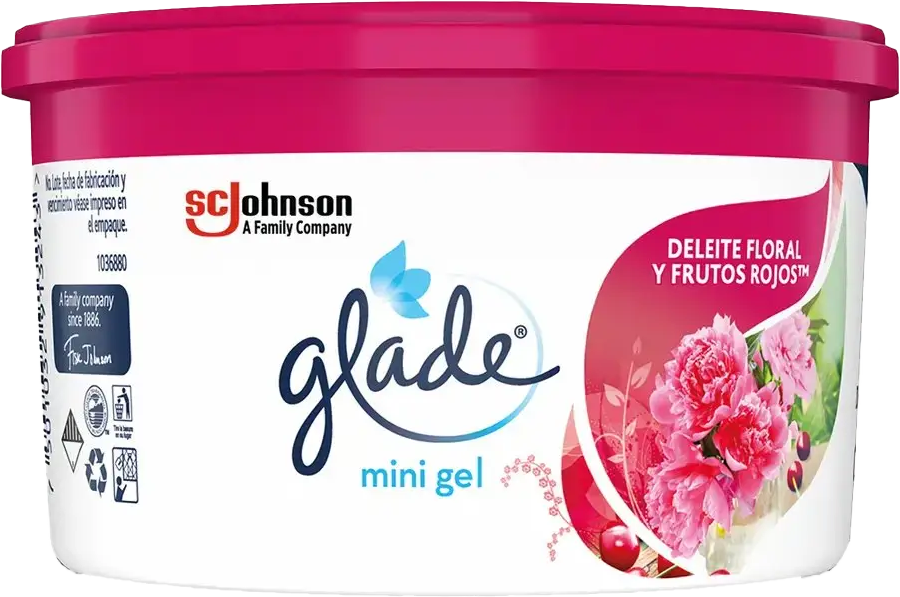 AROMATIZANTES EN GEL GLADE ALEGRIA FLORAL 12/70GR