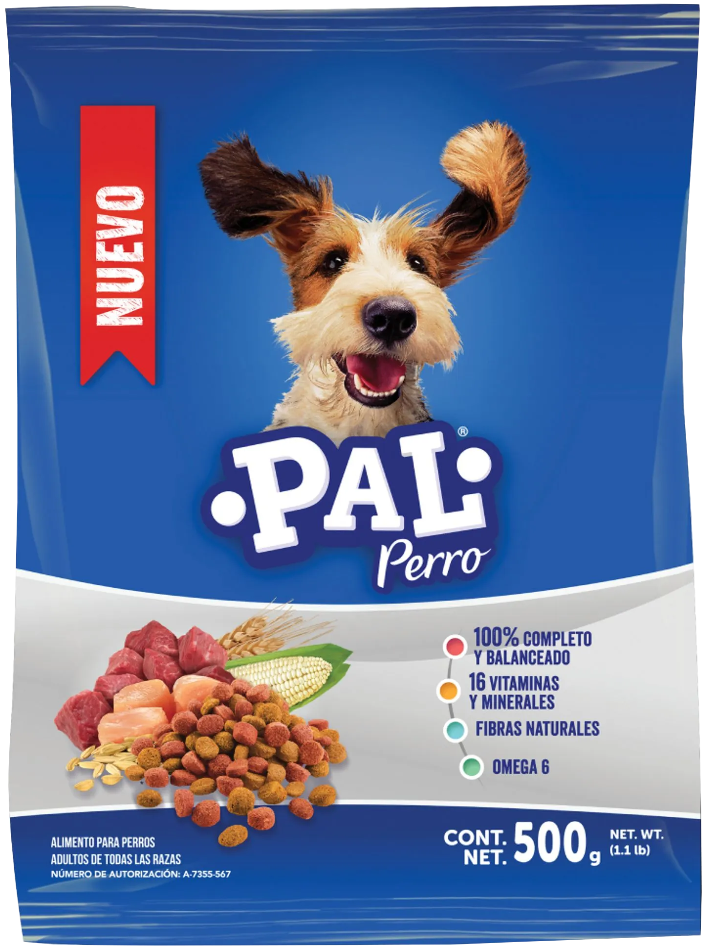 COMIDA P/PERRO PAL 12/500GR