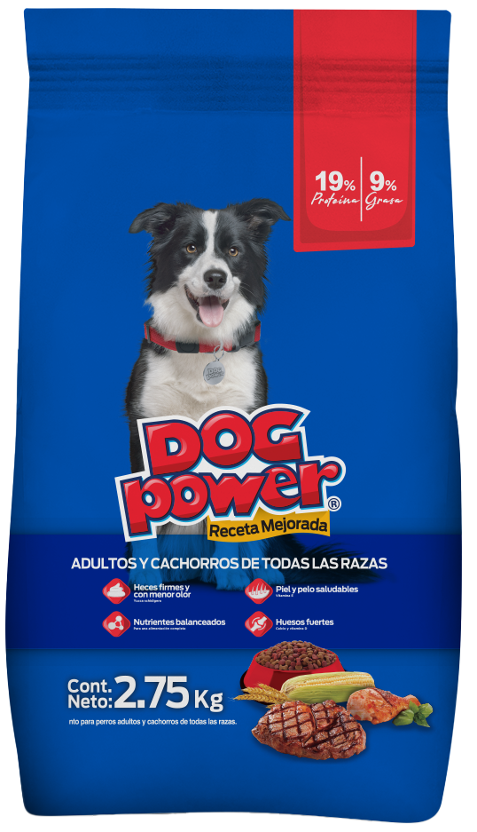 COMIDA P/PERRO DOG POWER 8/2.75KG