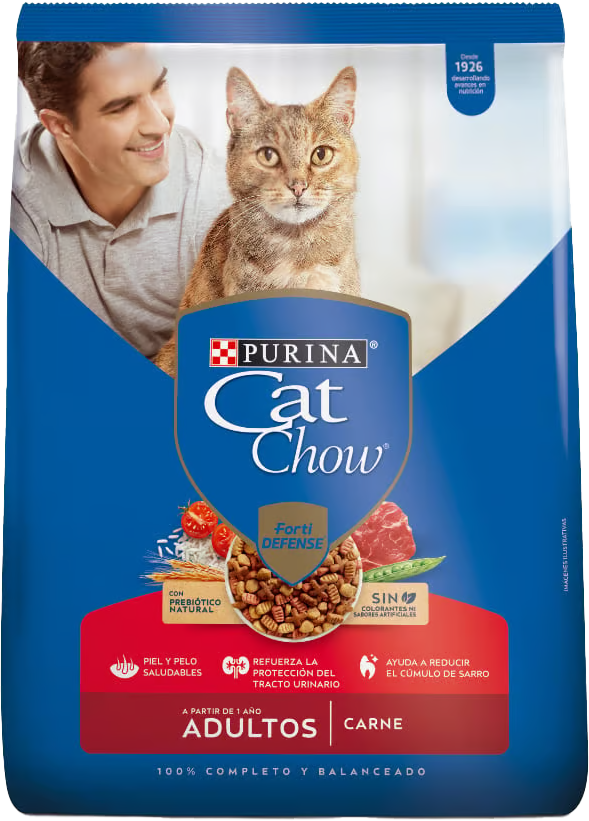 COMIDA P/GATO ADULTO CARNE CAT CHOW 6/1.5KG