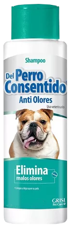 SHAMPOO P/MASCOTA PERRO CONSENTIDO ANTIOLORES 12/500 ML