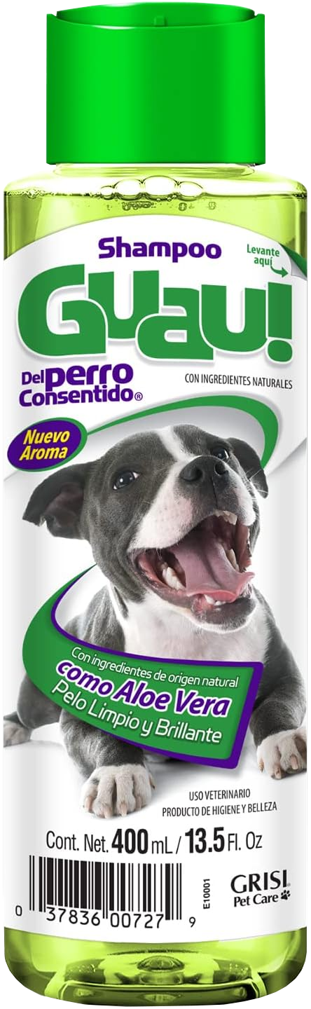 SHAMPOO P/MASCOTA GUAU DEL PERRO CONSENTIDO 12/400 ML