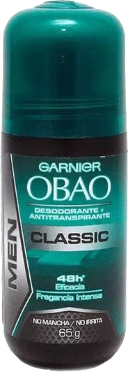 DESODORANTE OBAO P/HOMBRE CLASSIC 24/65 GR.