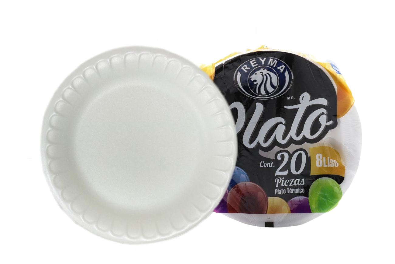 PLATO LISO NO. 8 REYMA 25/20 PZ.