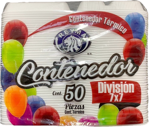 CONTENEDOR 7X7 C/DIVISION REYMA 4/50 PZ
