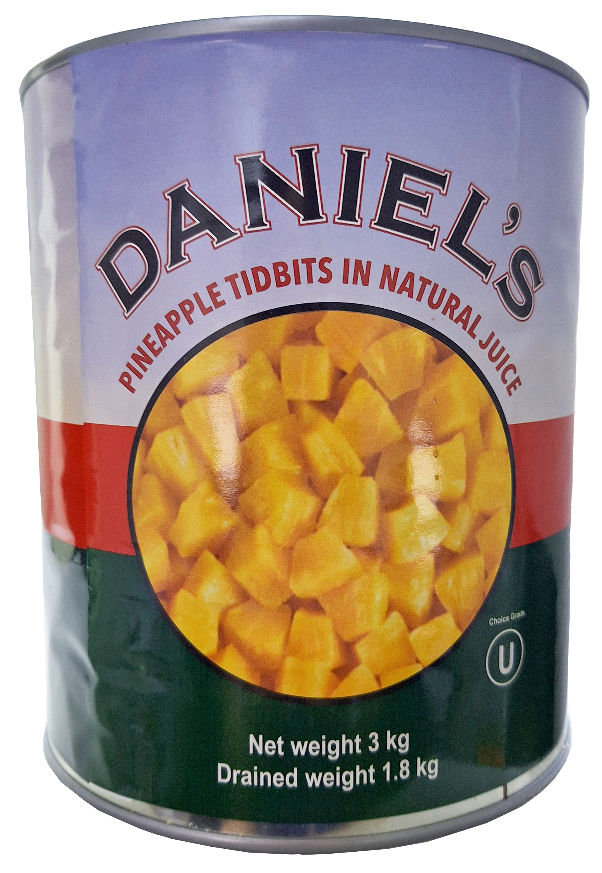 PIÑA EN TROZO TIDBIT DANIEL'S 6/1GL