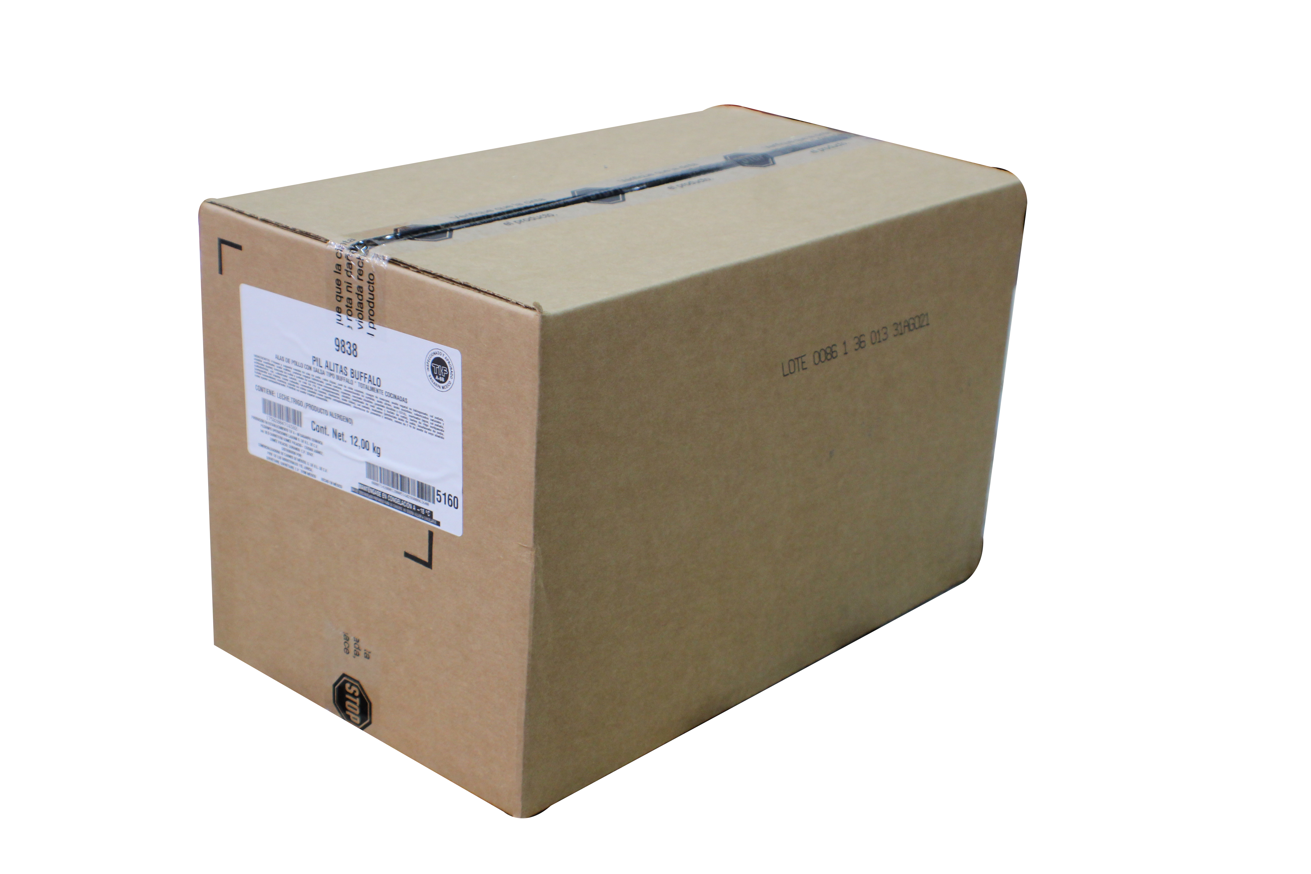 ALITAS DE POLLO BUFFALO TOTALMENTE COCINADAS PILGRIMS 6/2 KG