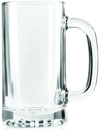 TARRO CERVECERO ESTRIADO 473 ML 12/1 PZ