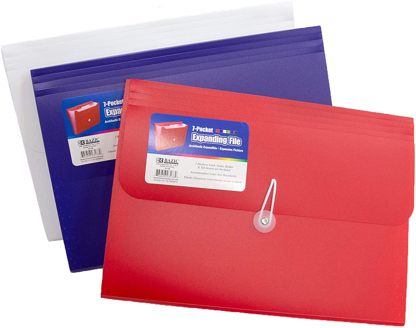 ARCHIVO EXPLANSIBLE MULTICOLOR BAZIC 3/24PZ/1PZ