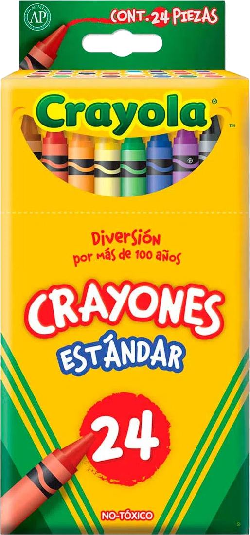 CRAYONES ESTANDAR CRAYOLA C/24PZ 72/1PQ