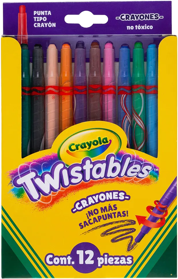CRAYONES MINI TWISTABLES CRAYOLA C/12PZ 24/1PQ