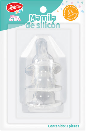 MAMILA DE SILICON BLISTER JALOMA 48/3 PZ