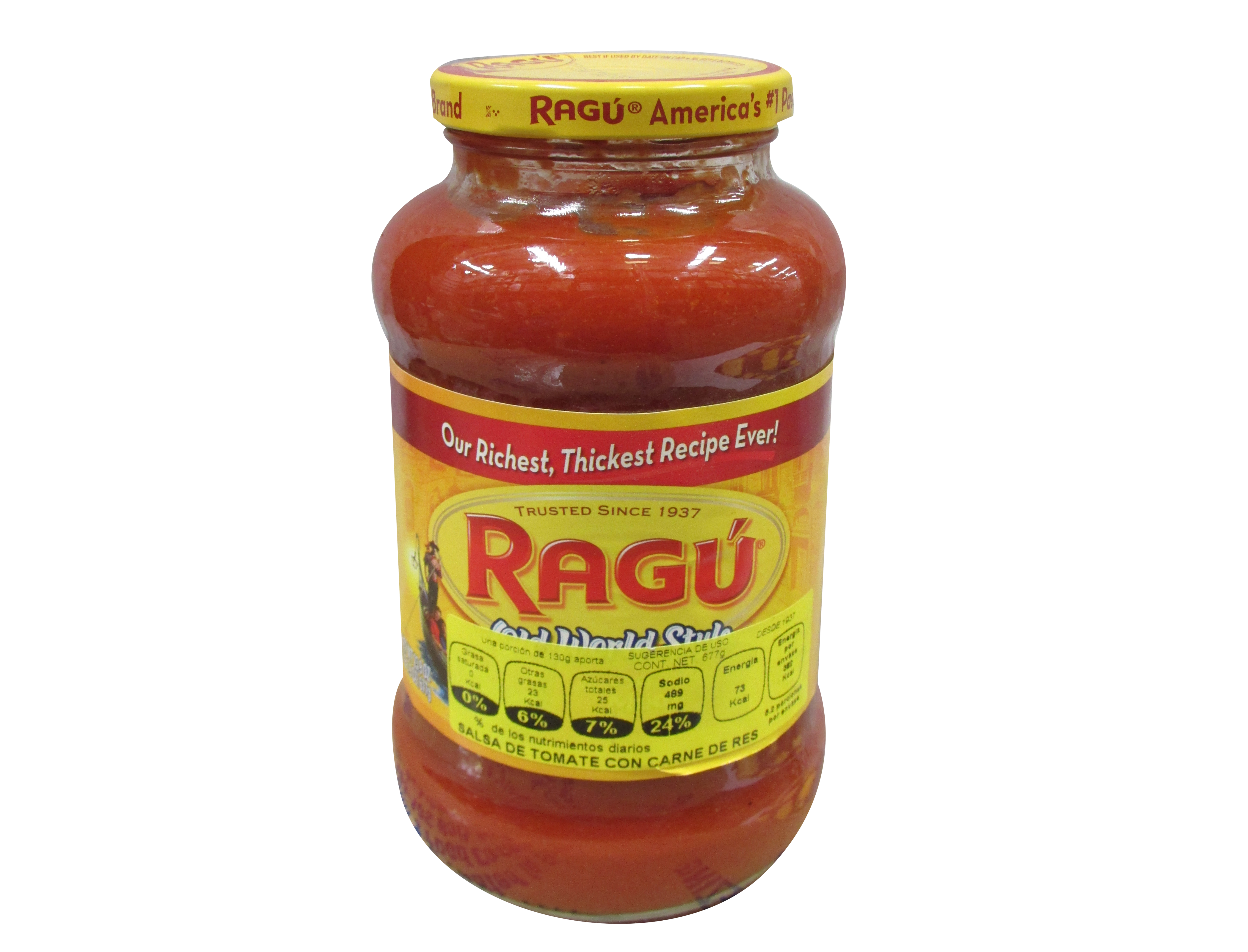 SALSA C/CARNE RAGU 12/677.6 GR