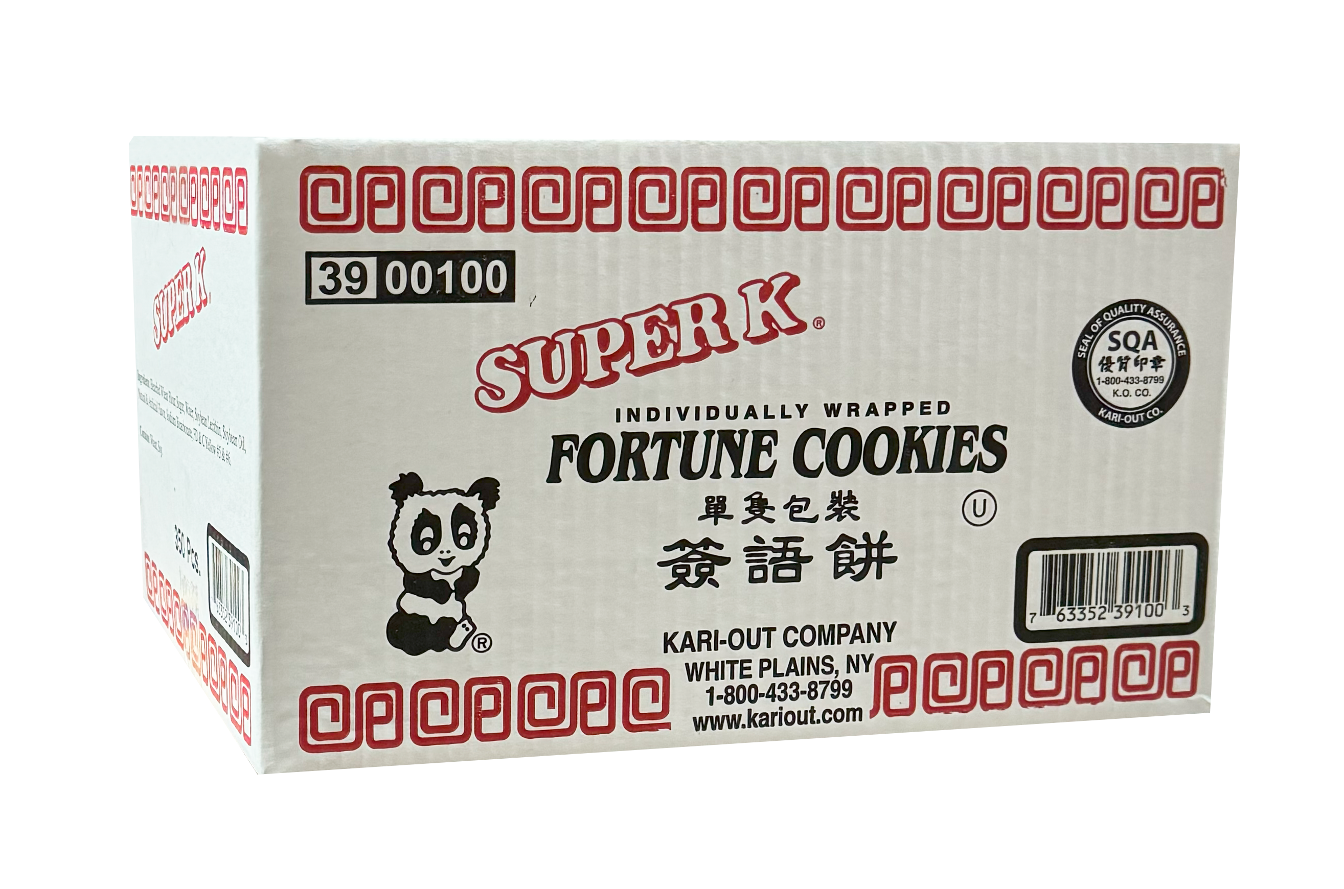 GALLETA DE LA FORTUNA SUPER K PANDA C/350 PZ