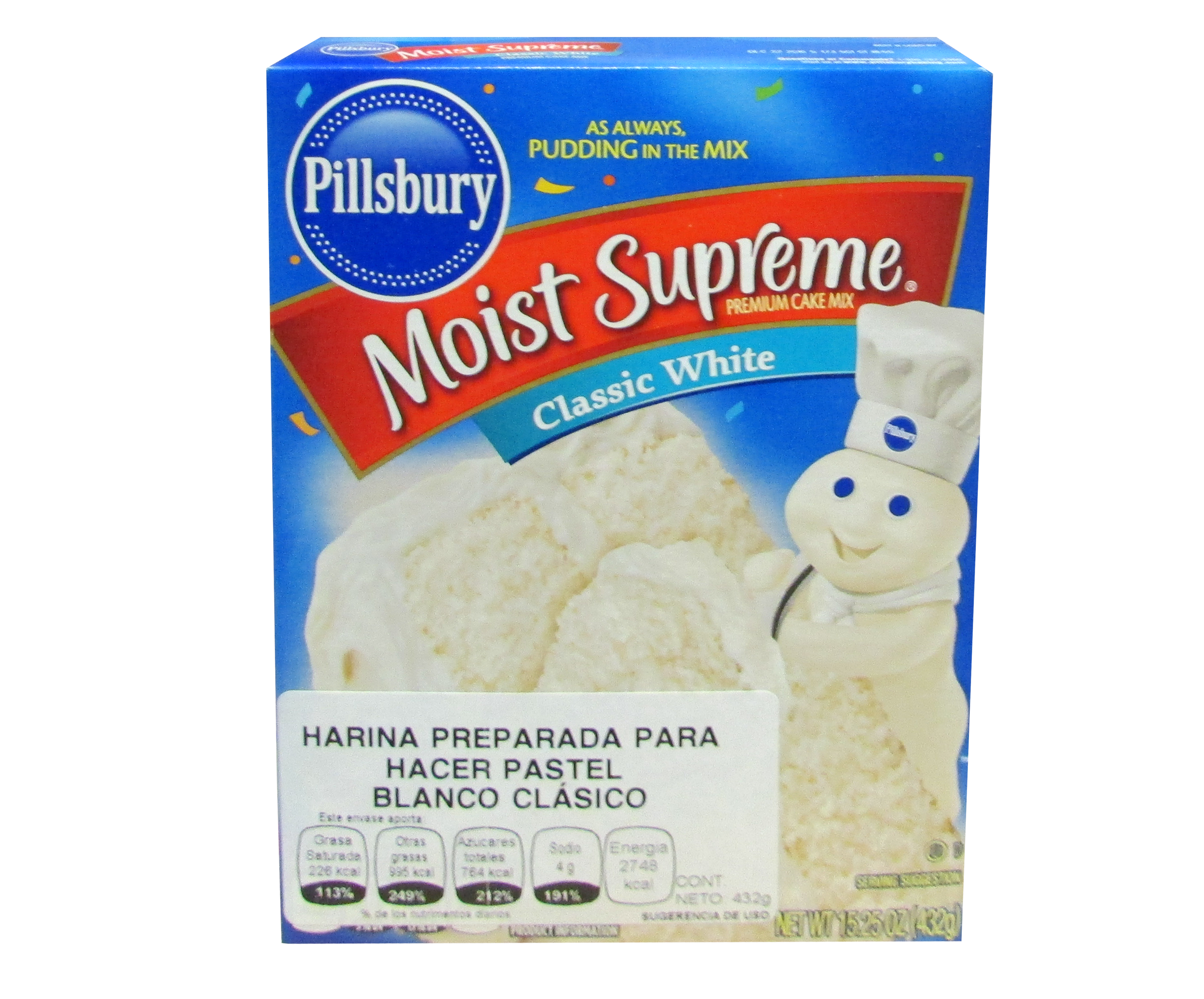 HARINA P/PASTEL PILLSBURY BLANCA 12/15.25 OZ
