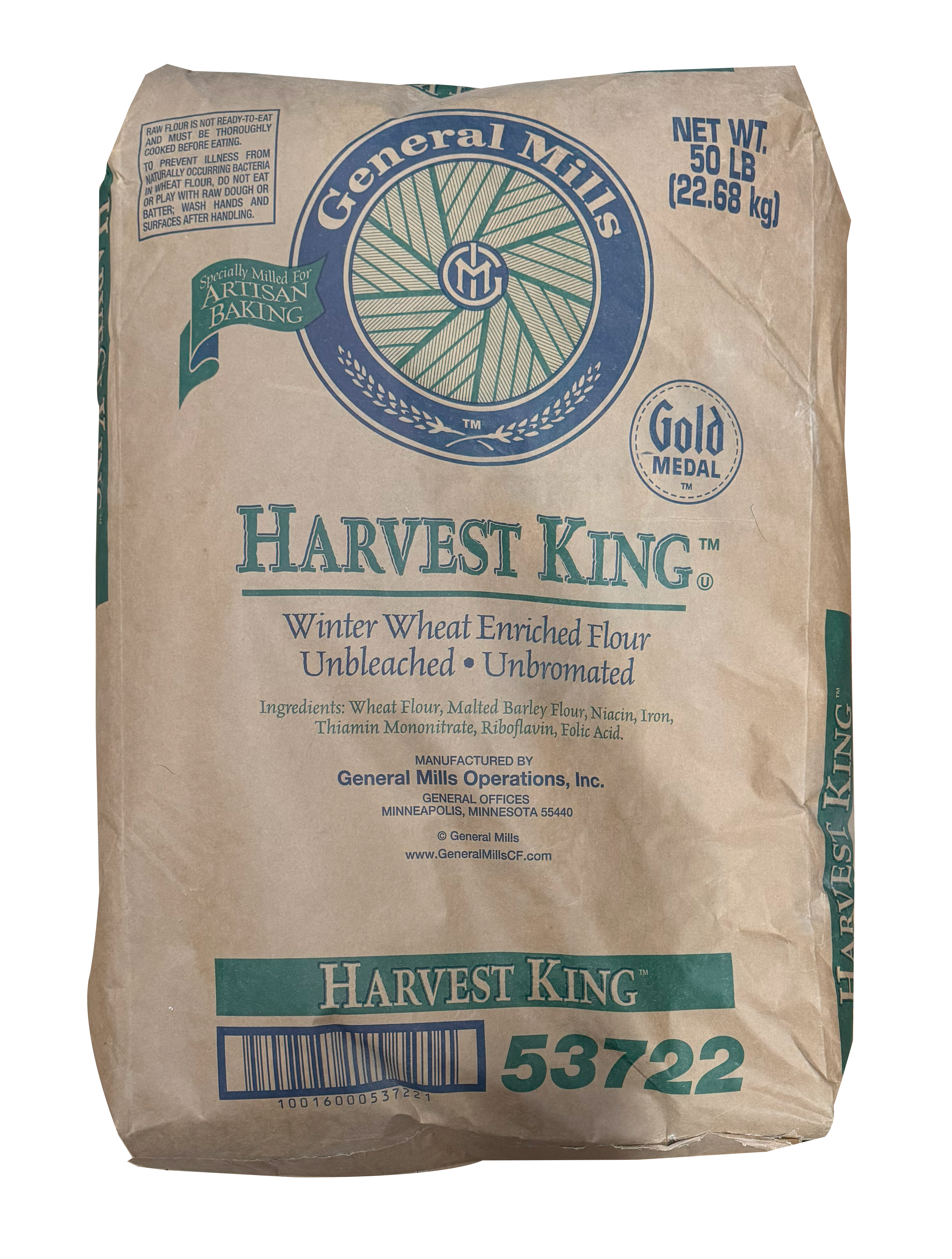 HARINA P/PIZZA HARVEST KING 50LBS