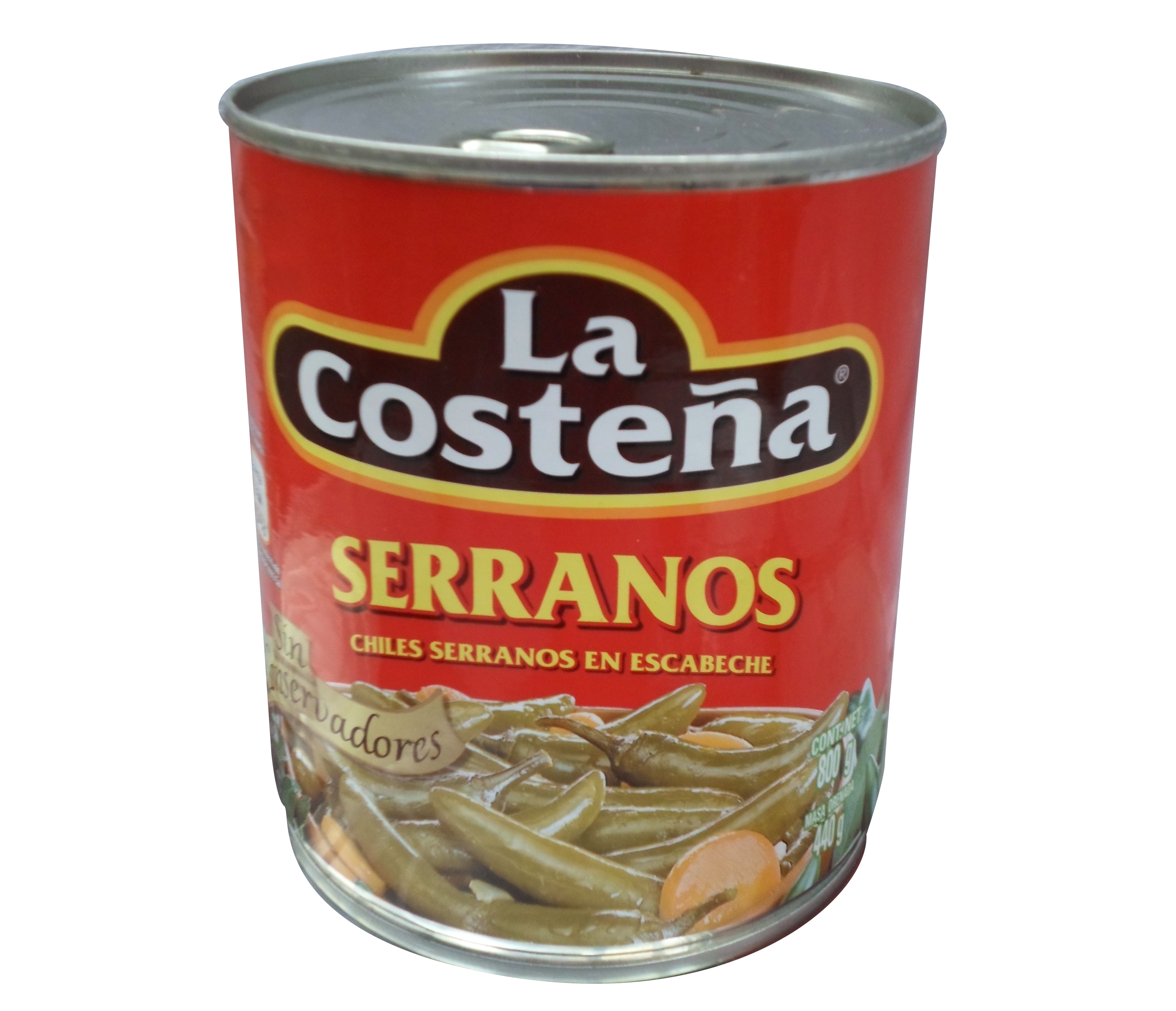 CHILE SERRANO LA COSTEÑA 12/820 GR.