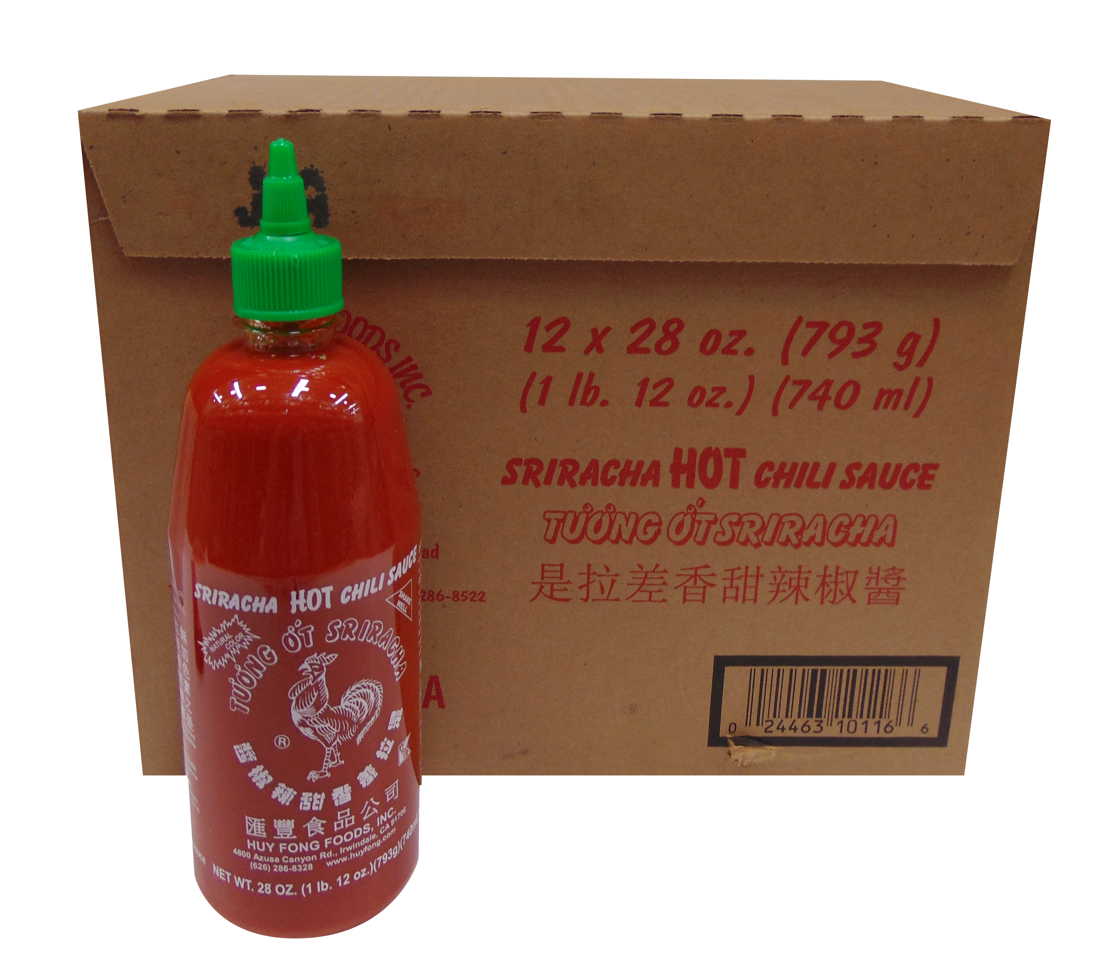 SALSA SRIRACHA HUY FONG 12/28 OZ