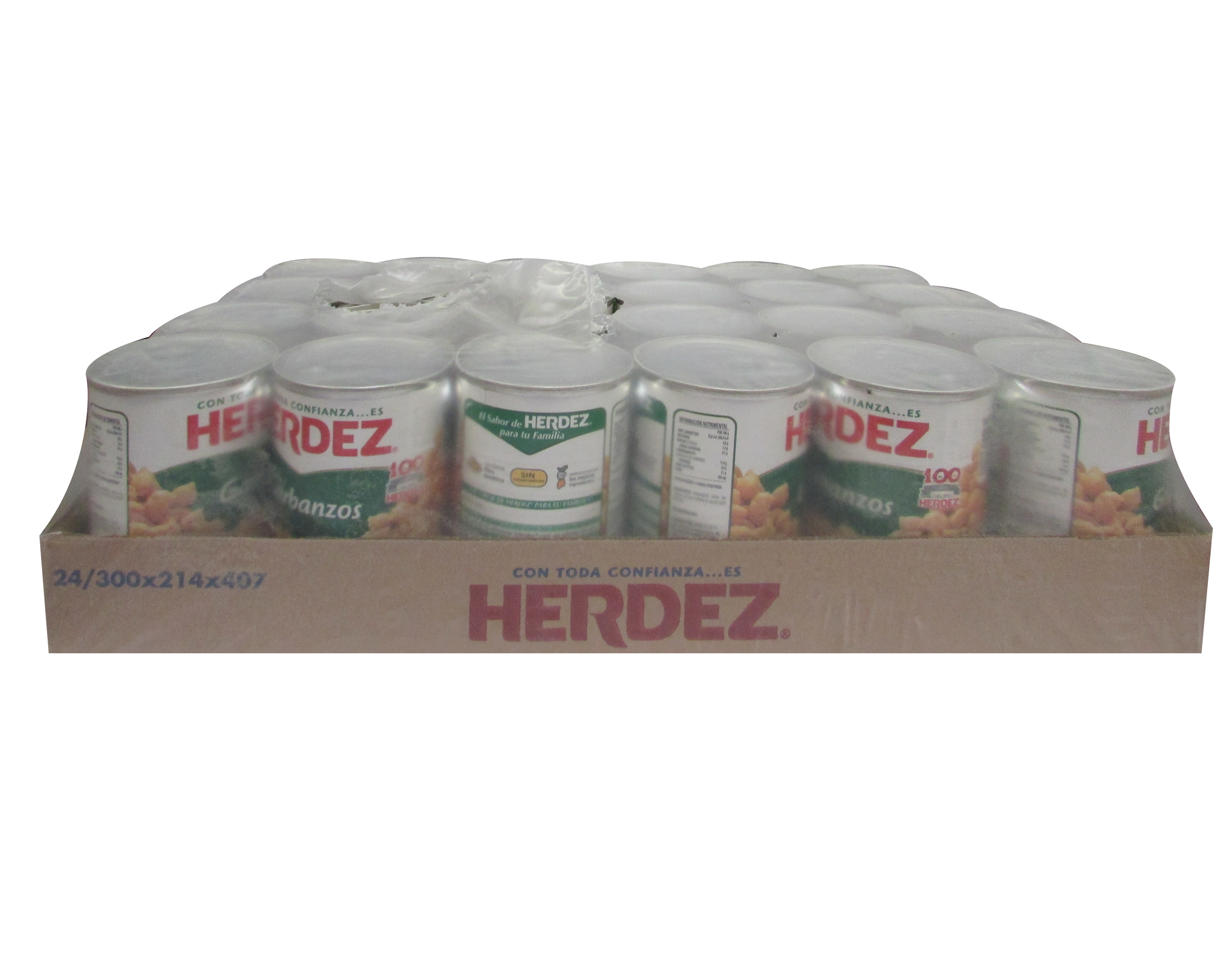 GARBANZO AL NATURAL HERDEZ 24/400 GR