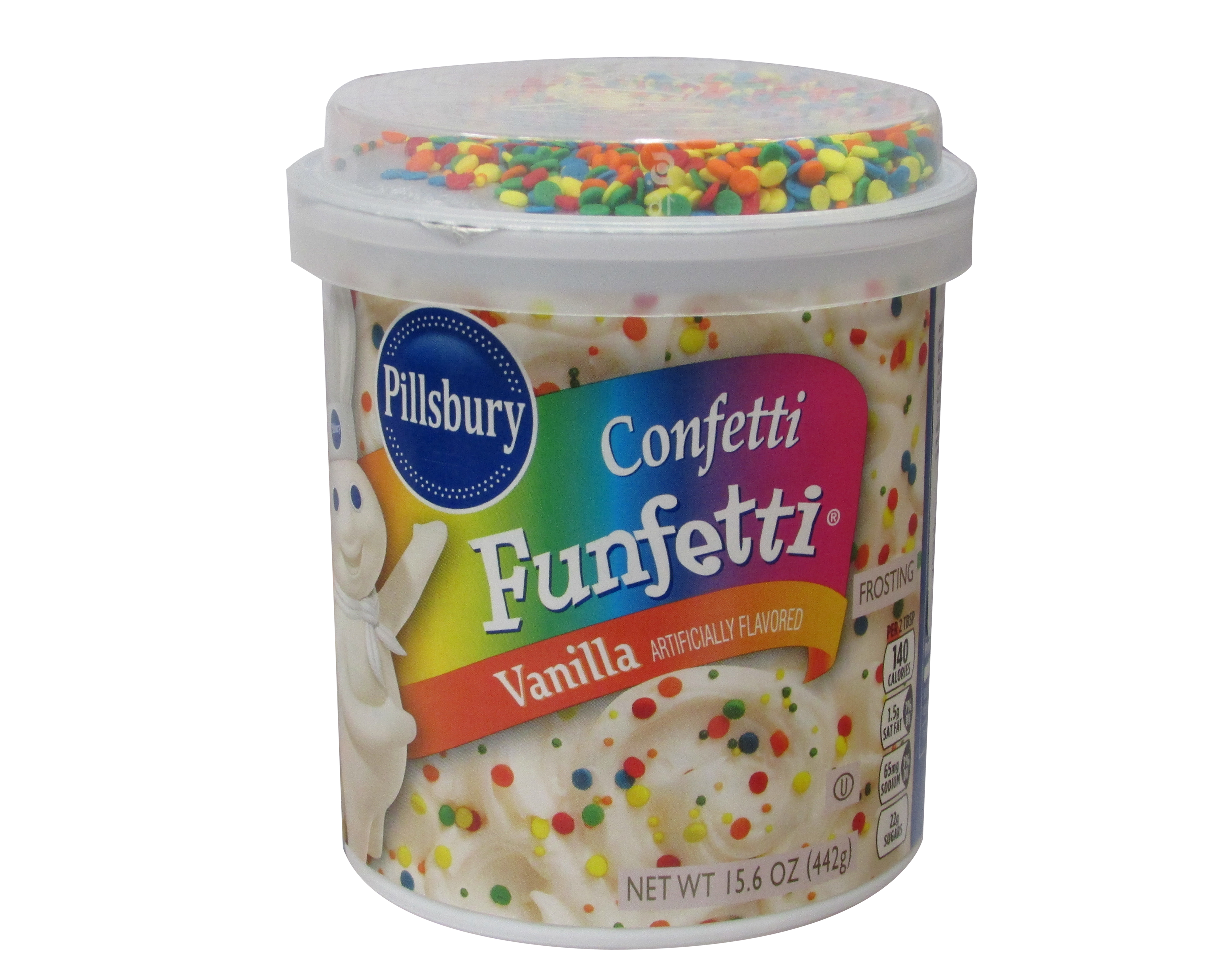 BETUN VAINILLA CONFETI FUNFETTI PILLBURY 8/15.60 OZ
